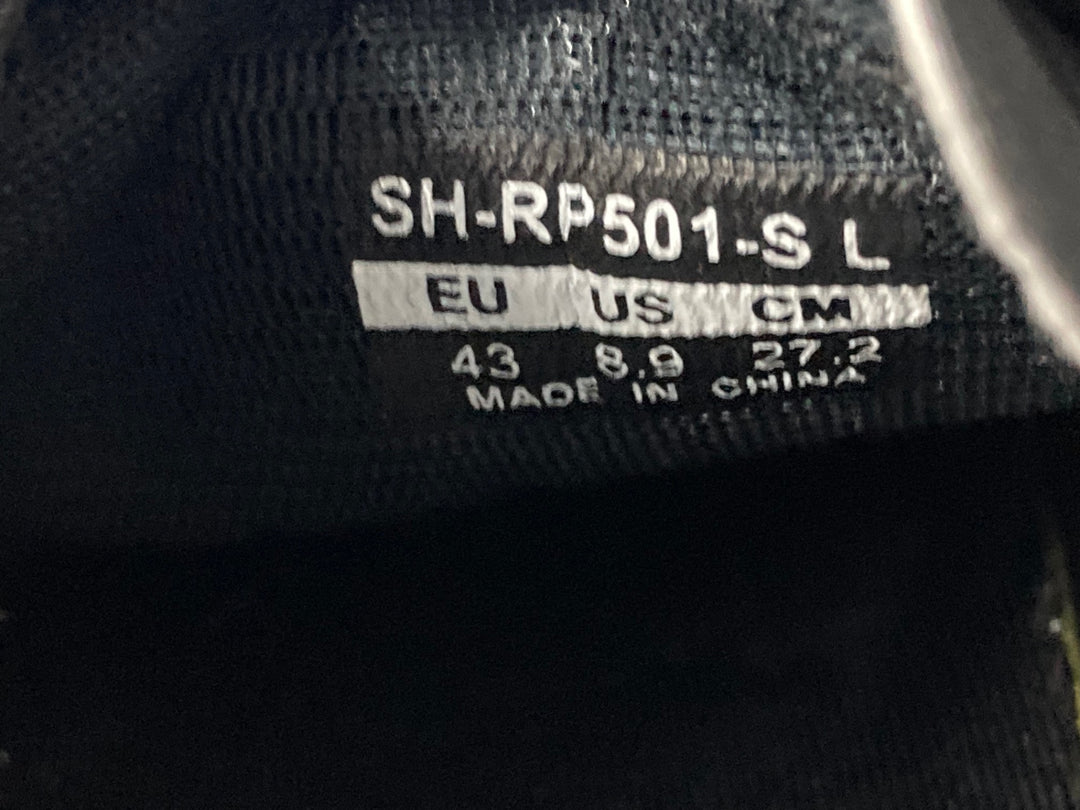 KQ865 シマノ SHIMANO RP5 SH-RP501-SL ビンディングシューズ 黒 EU43