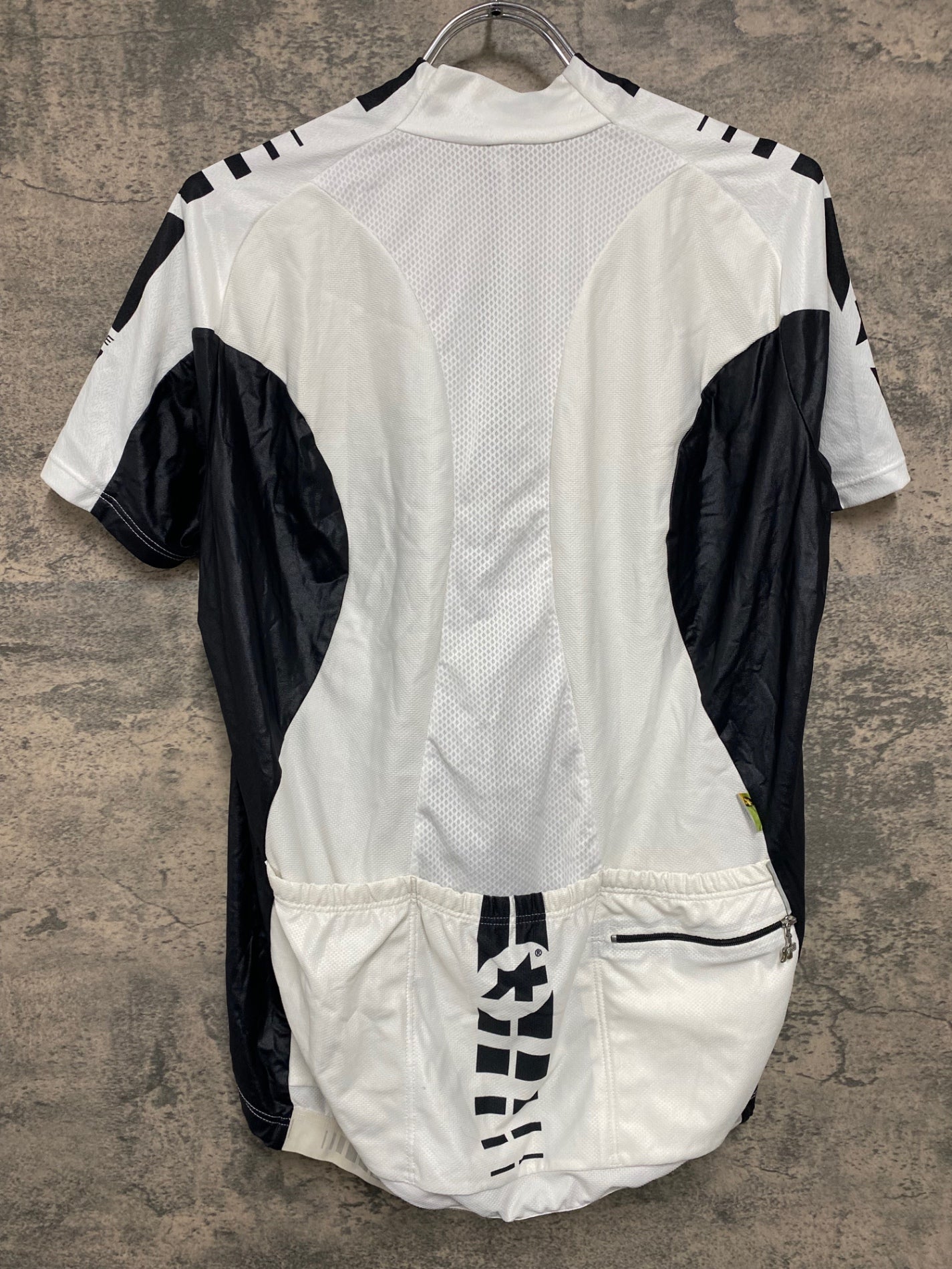 JQ942 アソス ASSOS SS.MILLE 半袖 サイクルジャージ 白 M ※汚れ シミ