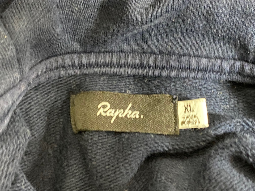 KG219 ラファ Rapha BREVET HOODIE フーディ 長袖 スウェットパーカー ネイビー XL