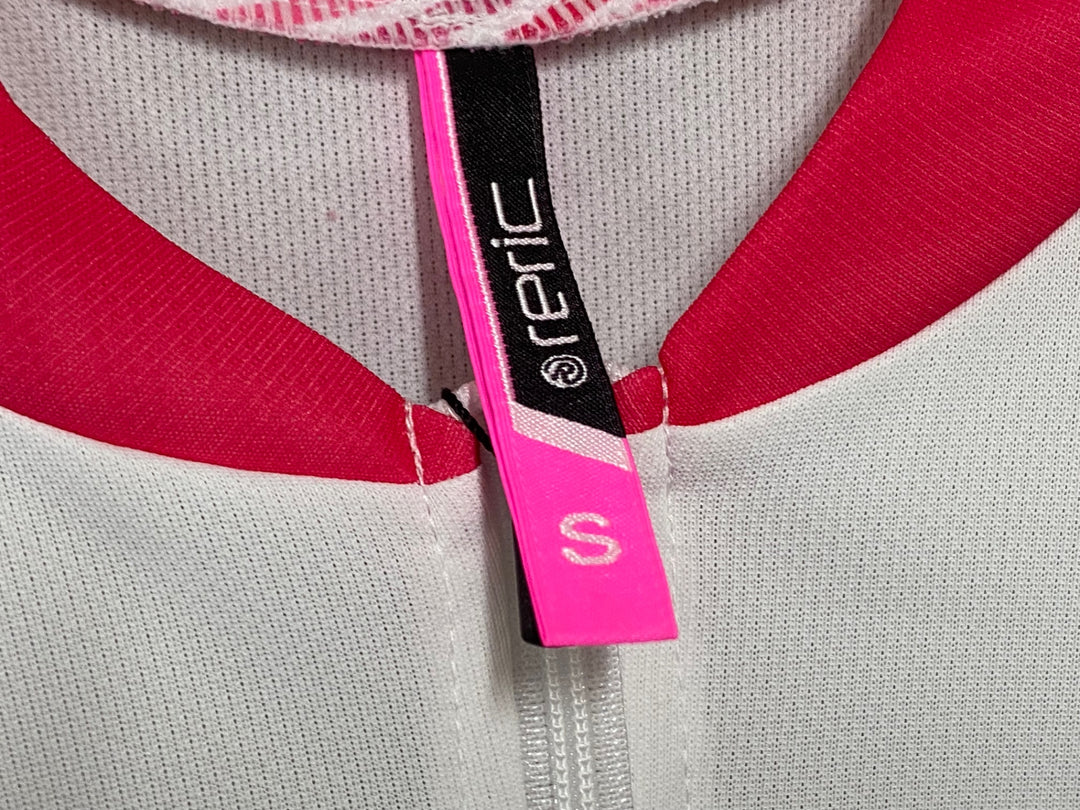 JW007 レリック reric Women's Himalia SS Jersey 半袖 サイクルジャージ S 白 レディース
