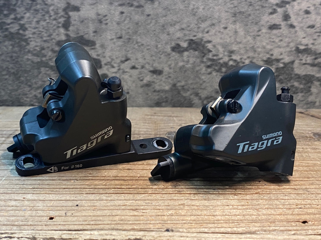 JH802 シマノ SHIMANO ティアグラ Tiagra BR-4770 油圧 ディスク ブレーキ キャリパー 前後セット