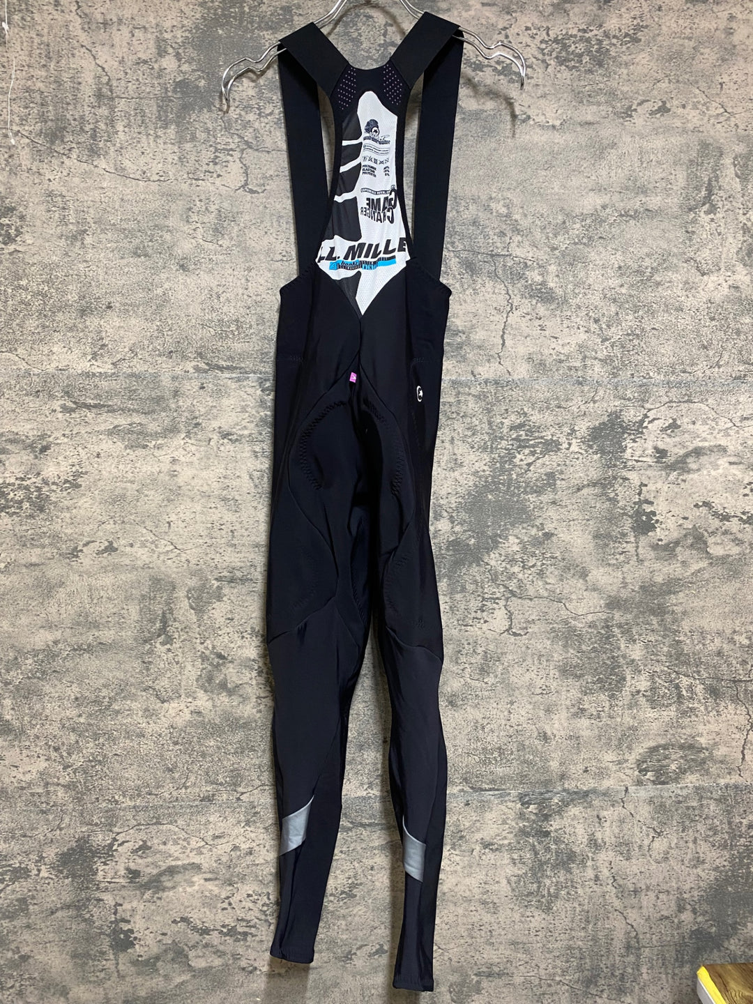 JQ754 アソス assos LL.bonkaTights MILLE S7 ビブタイツ 黒 S 裏起毛