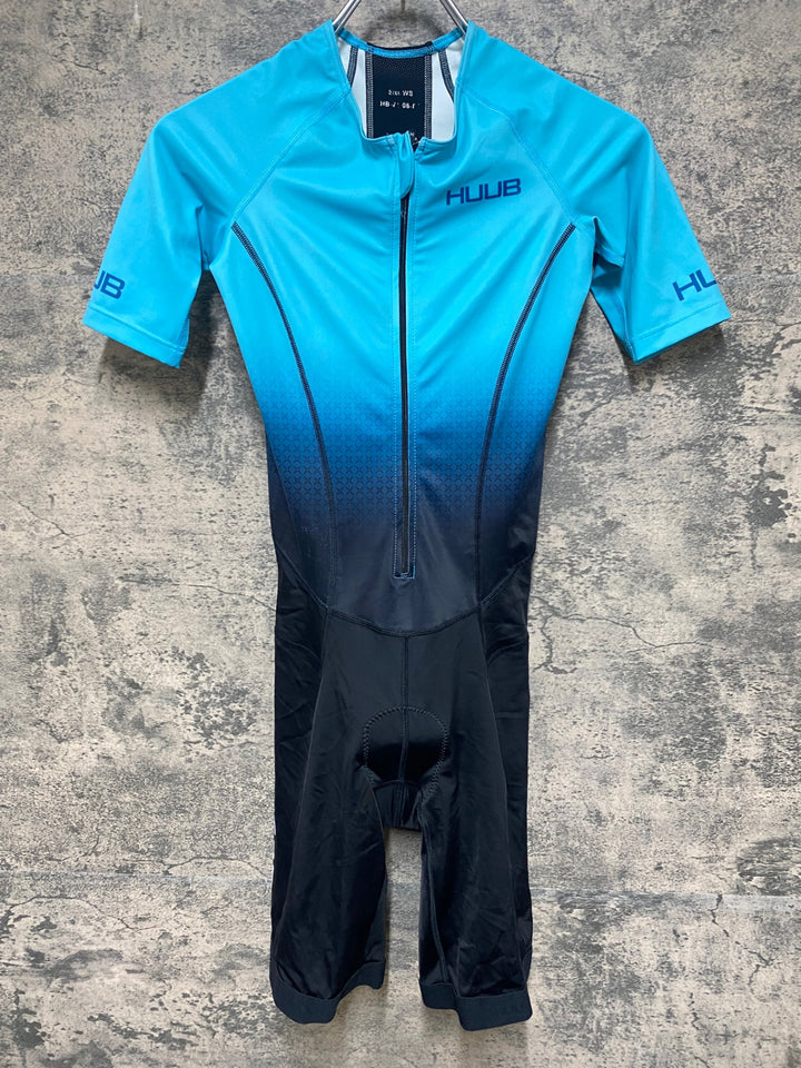 JZ708 フーブ HUUB トライアスロンスーツ COMWLCSBC Comimit Long Course Suit XS 青/黒