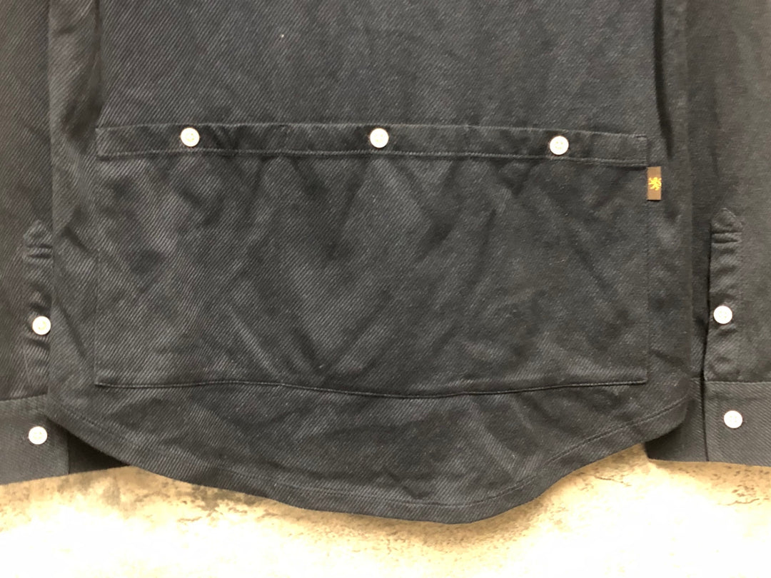 KI952 カペルミュール kapelmuur 長袖 サイクルシャツ 紺 asia L