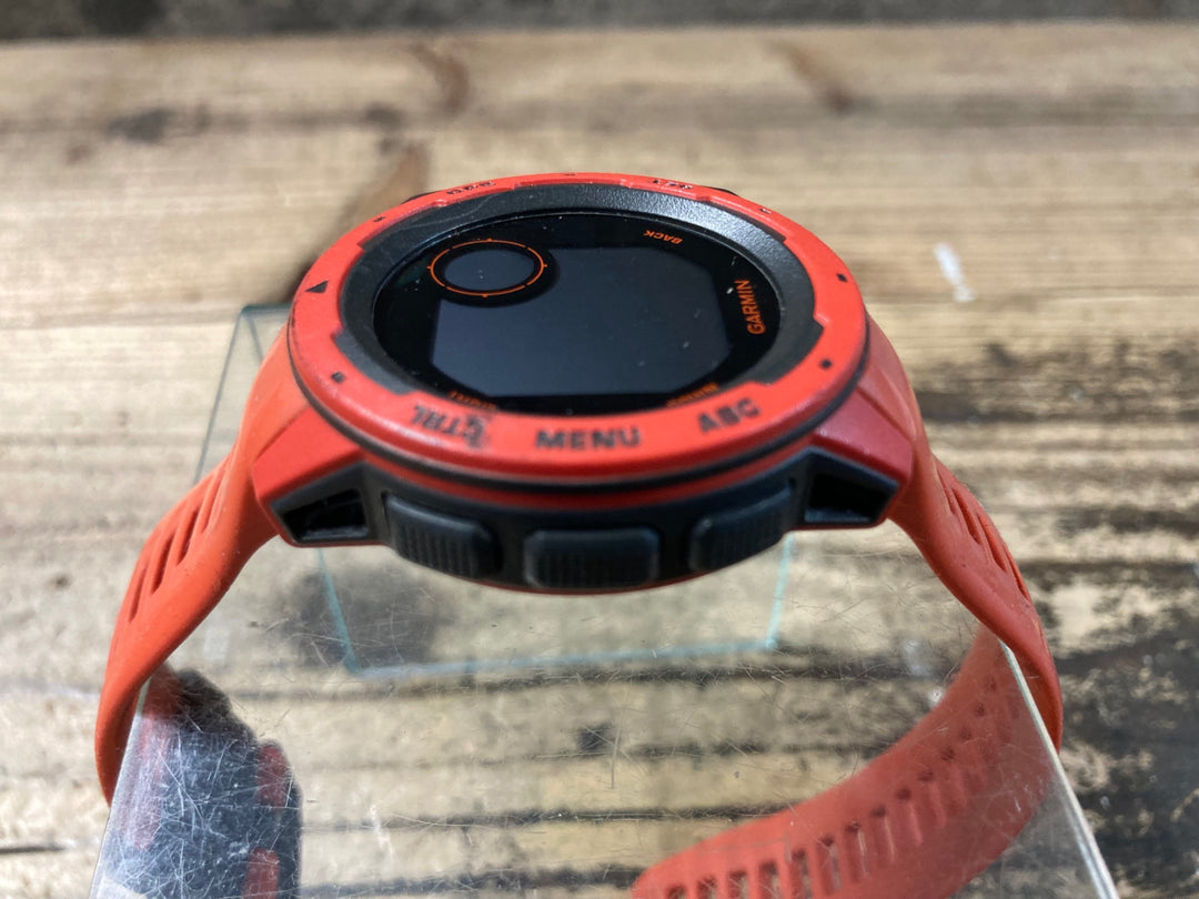 KC853 ガーミン GARMIN INSTINCT アウトドアウォッチ 赤 動作確認済