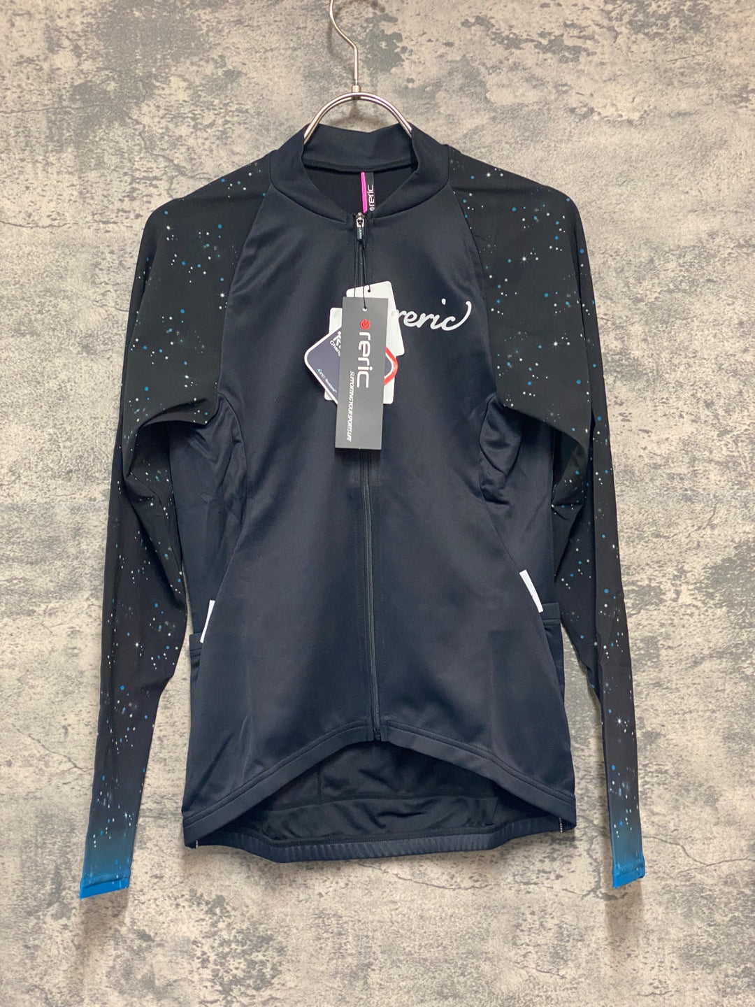 JV992 レリック reric Women's Elara Summer LS Jersey 長袖サイクルジャージ M 黒 レディース