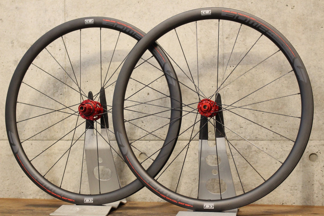 ボーマ BOMA TH-W35TL DISC シマノ 12/11S クリンチャー チューブレスレディ カーボン ホイールセット  【福岡店】