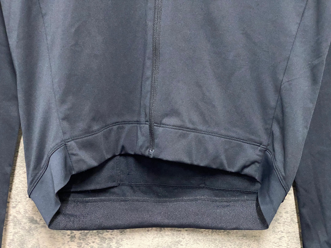 JU407 ラファ Rapha CORE LONG SLEEVE JERSEY 長袖 サイクルジャージ 黒 L 裏起毛