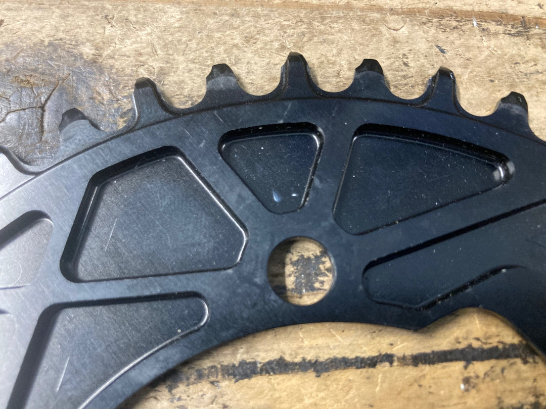 KN014 ストーン STONE ナローワイド チェーンリング 黒 44T PCD110