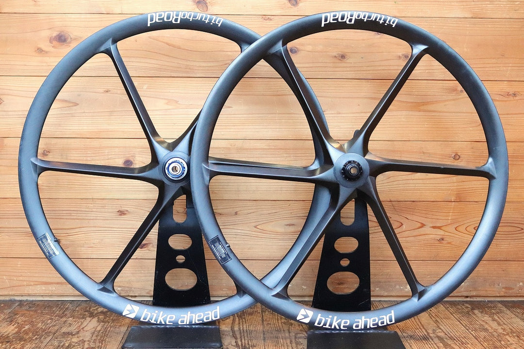 バイクアヘッド BIKE AHEAD ビターボロード BITURBO ROAD カーボン チューブレスレディ ホイールセット シマノ 12S/11S バトンホイール 【芦屋店】