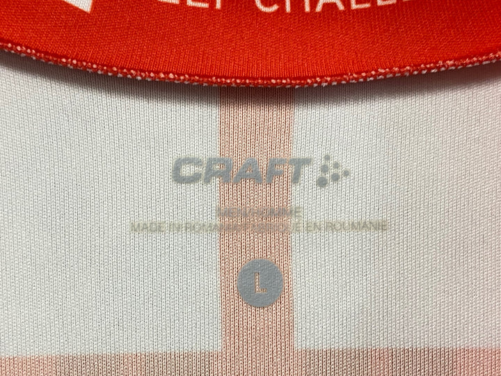 JF858 クラフト CRAFT 半袖 サイクルジャージ 赤 L Team Sunweb