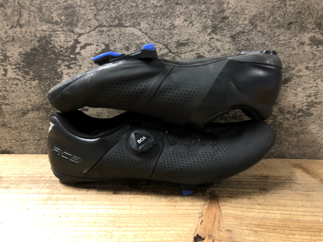 KA353 シマノ SHIMANO RC3 SHRC302M L01S ビンディングシューズ BOA 3穴 黒 EU43 ※傷