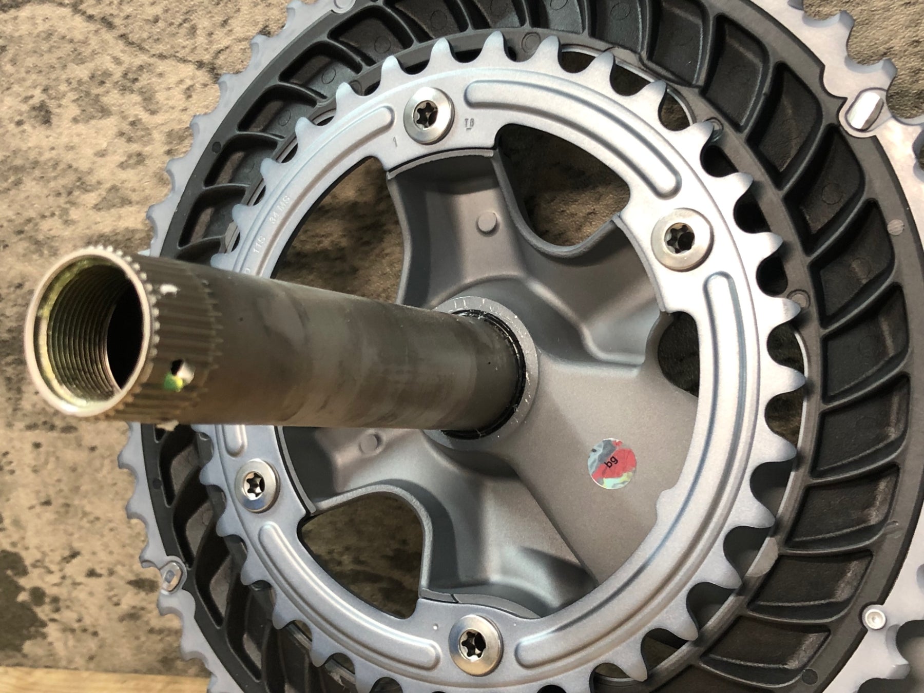 JR629 シマノ SHIMANO 105 FC-R7000 クランクセット シルバー 50/34T