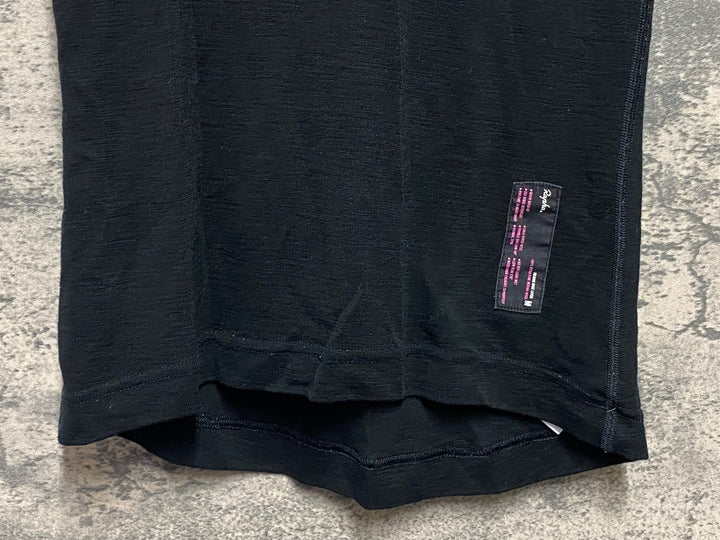 KI188 ラファ Rapha MERINO BASE LAYER 半袖 ベースレイヤー 黒 M
