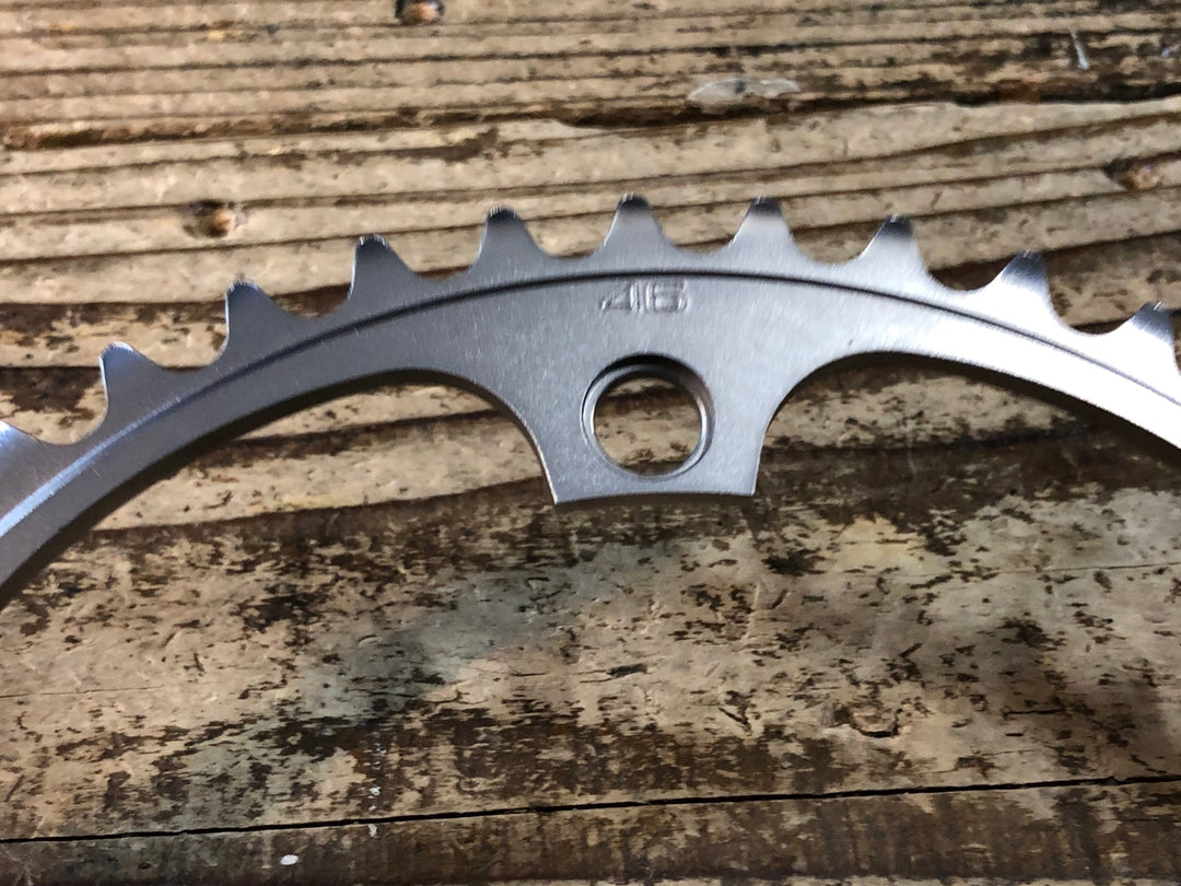 JY163 シマノ SHIMANO デュラエース DURA-ACE チェーンリング 厚歯 46T njs
