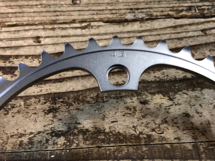 JY163 シマノ SHIMANO デュラエース DURA-ACE チェーンリング 厚歯 46T njs