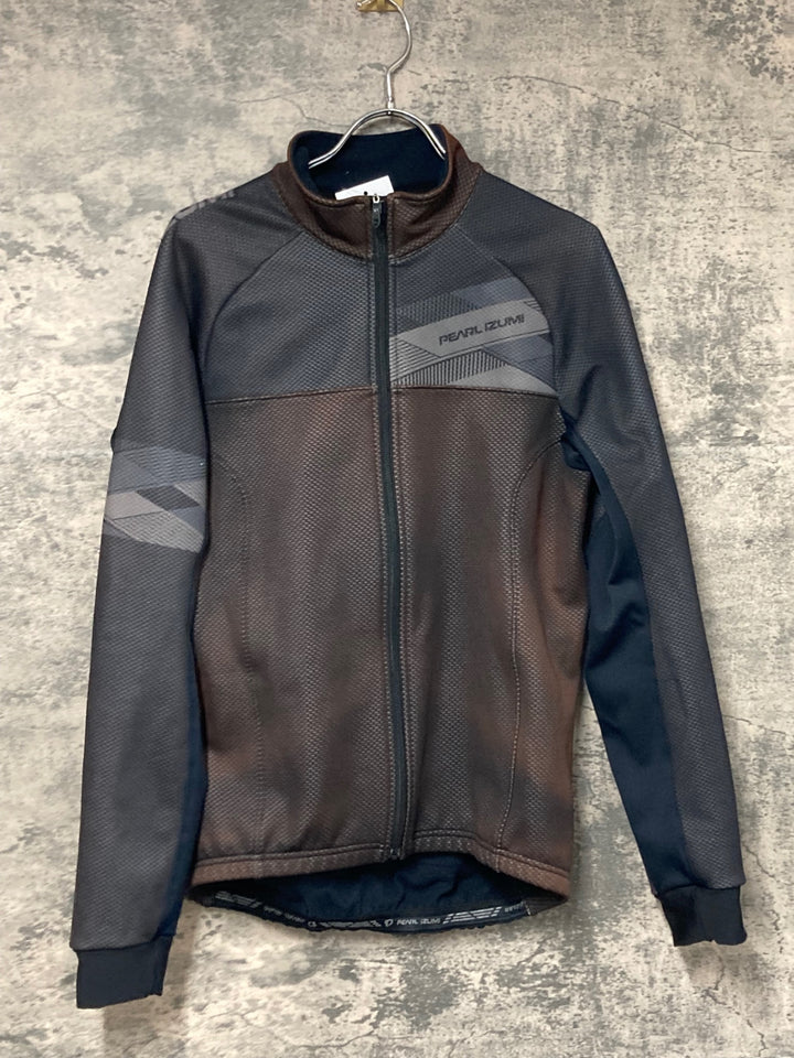 JW073 パールイズミ PEARL iZUMi 長袖 サイクルジャケット 黒 L 裏起毛