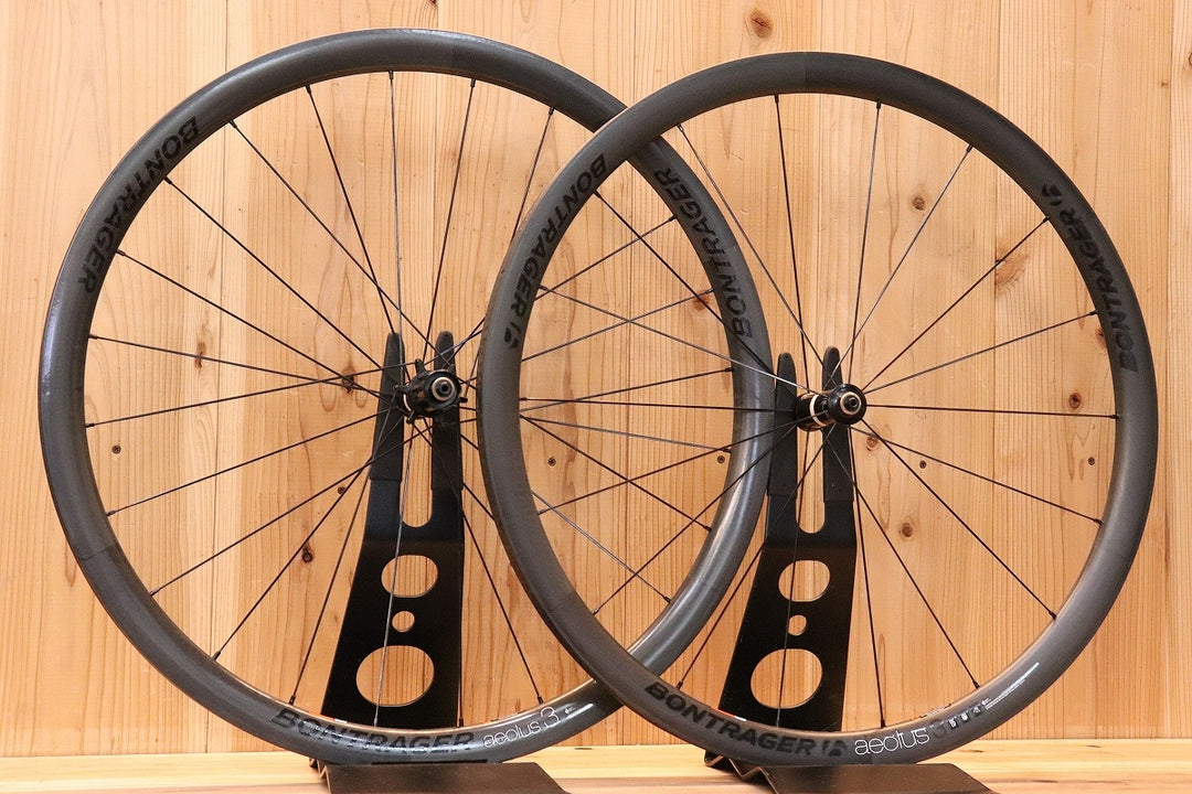 ボントレガー BONTRAGER アイオロス AEOLUS 3 カーボン チューブラー ホイールセット シマノ 11S/12S 【芦屋店】