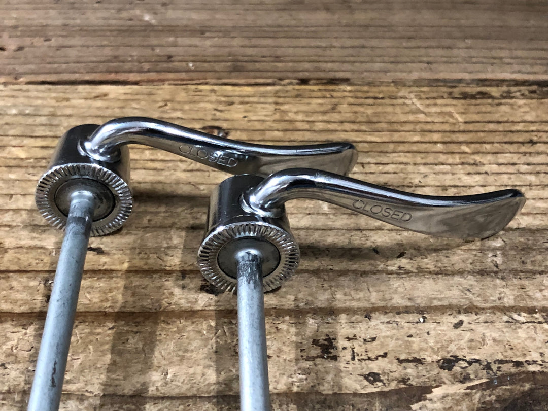 KG721 カンパニョーロ CAMPAGNOLO クイックリリース 前後セット シルバー ※たけのこばね欠品