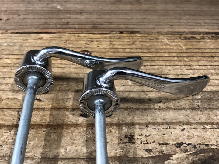 KG721 カンパニョーロ CAMPAGNOLO クイックリリース 前後セット シルバー ※たけのこばね欠品