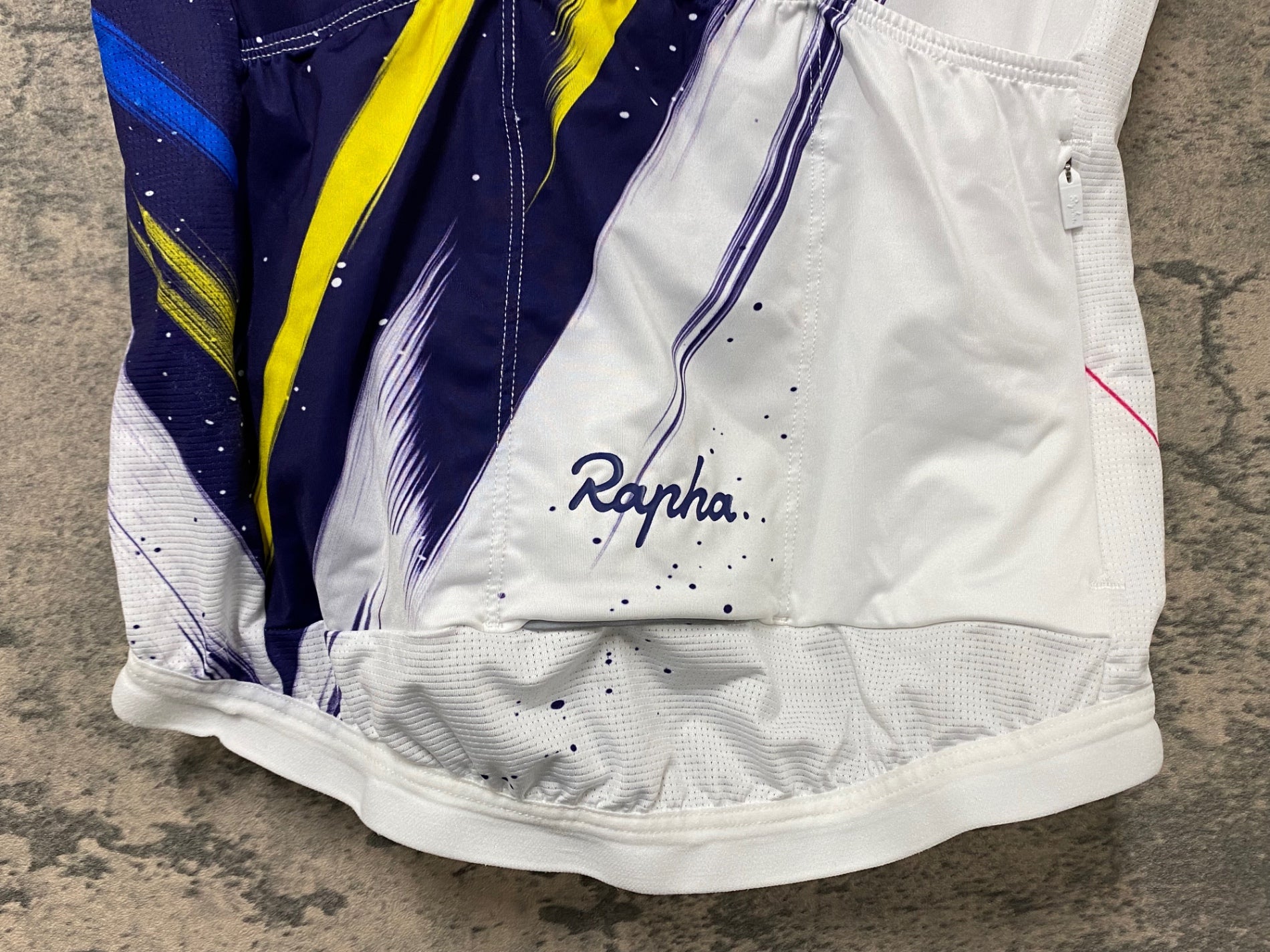 JH575 ラファ Rapha CANYON SRAM PRO TEAM TRAINING JERSEY 紺白 XXS