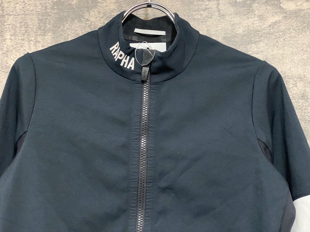 JT511 ラファ Rapha PRO TEAM TRAINING JACKET 長袖サイクルジャケット 黒 M 裏起毛