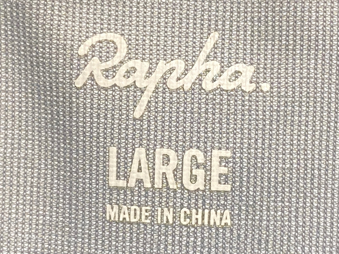 KR167 ラファ Rapha SOUPLESSE RACE CAPE 長袖 サイクルジャケット グレー L