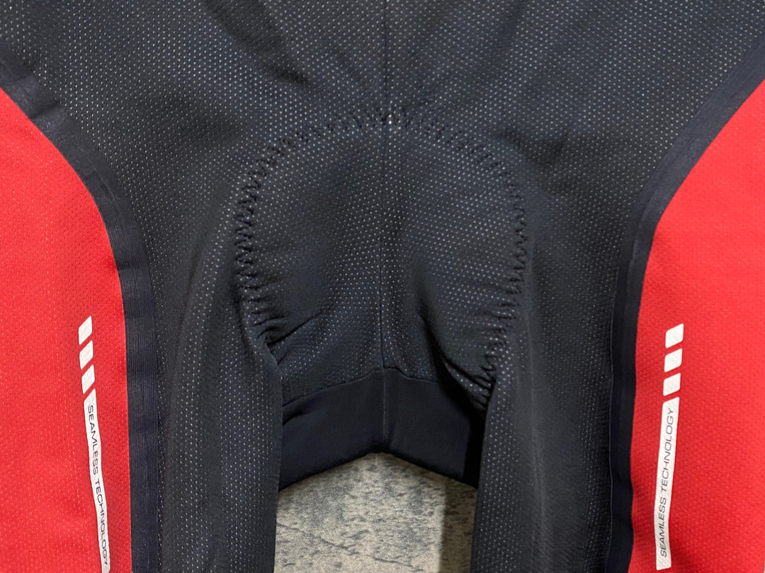 JZ634 パールイズミ PEARL iZUMi レーサータイツ 黒 赤 M 3D NEO WINDBREAK 裏起毛
