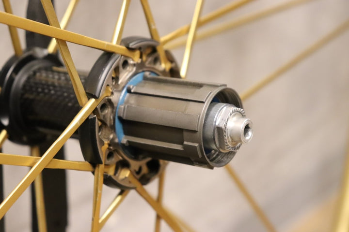 カンパニョーロ Campagnolo シャマルウルトラ SHAMAL ULTRA GOLD アルミ クリンチャー ホイールセット シマノ 12/11S ナローリム【さいたま浦和店】