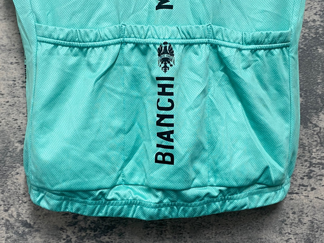 JT905 ビアンキ Bianchi 半袖サイクルジャージ チェレステ M