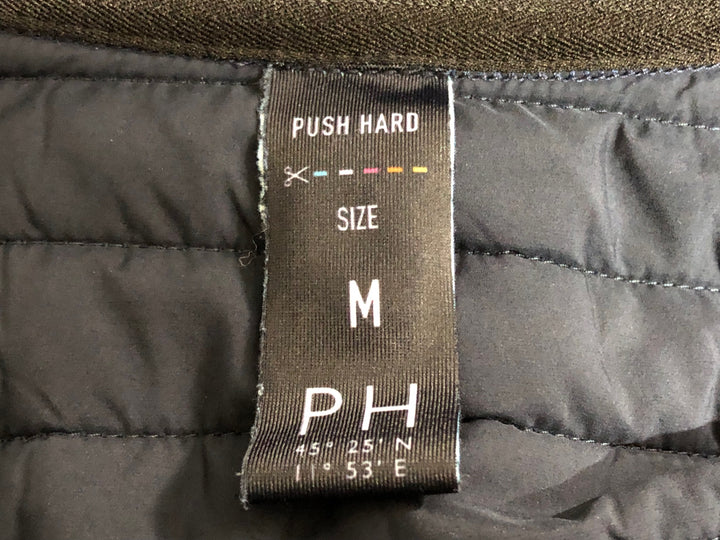JZ477 プッシュハード PUSH HARD ダウン サイクルジャージ M 紺