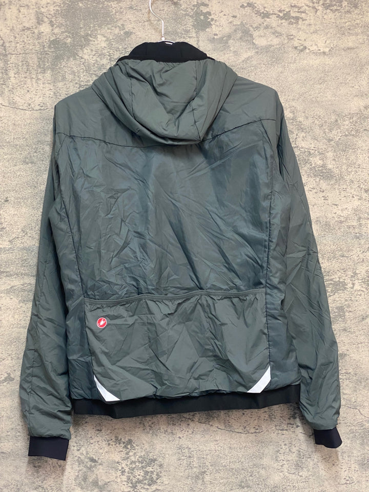 KL521 カステリ CASTELLI GORE TEX INFINIUM サイクルダウンジャケット 緑 S