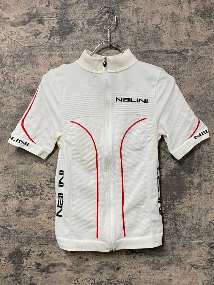 KH171 ナリーニ Nalini 半袖 サイクルジャージ 白 S-M