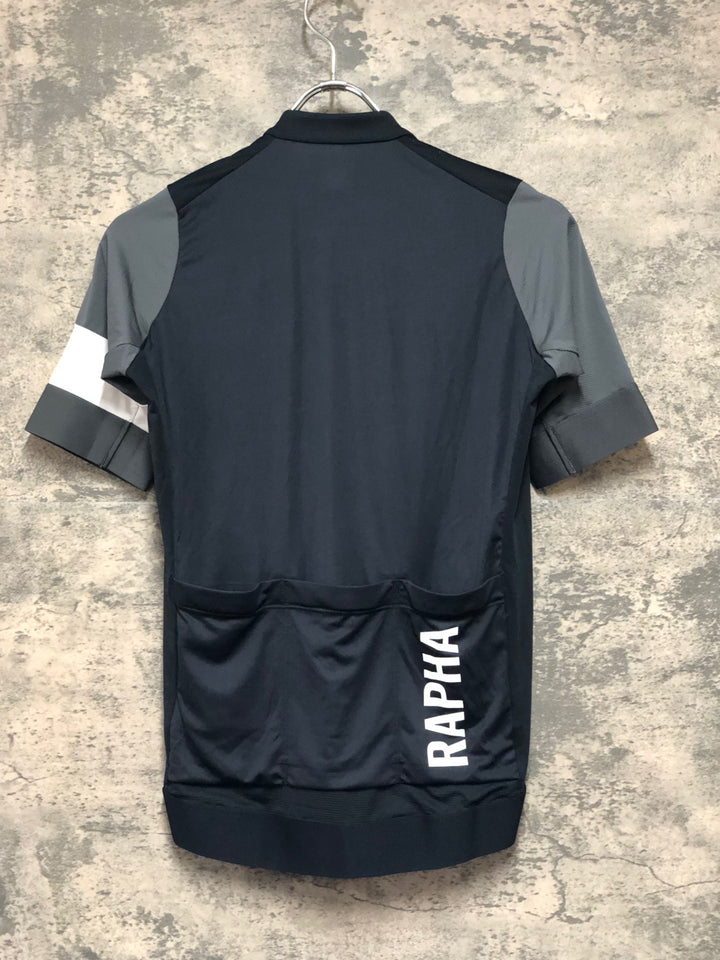 KM133 ラファ Rapha PRO TEAM TRAINING JERSEY 半袖 サイクルジャージ 黒 S