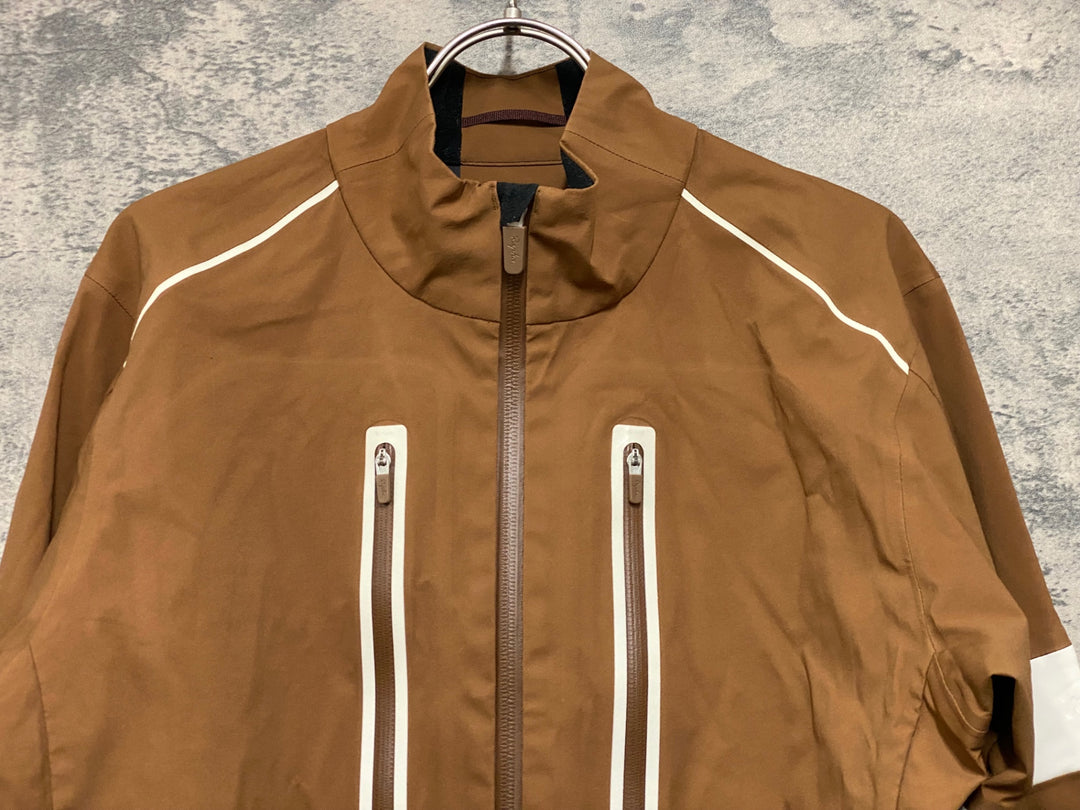 JO915 ラファ Rapha CLASSIC WINTER JACKET 長袖 サイクルジャケット ブラウン L GORE-TEX INFINIUM