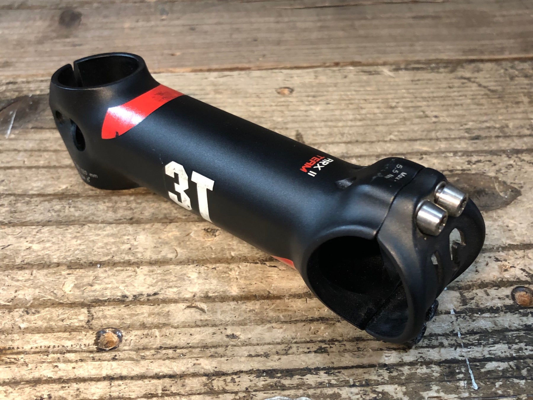 JU207 3T ARX Ⅱ PRO アルミ ステム 黒 120mm Φ31.8 OS 6° ※ハンドル