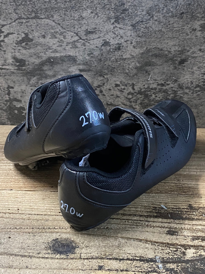 KG373 シマノ SHIMANO RP1 SH-RP100-S L ビンディングシューズ 黒 SPD 3穴 EU43 ※ペン字あり