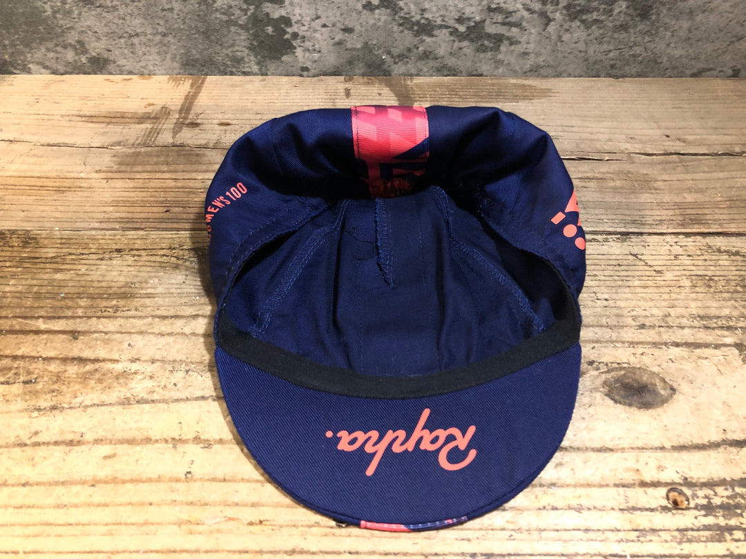 KG261 ラファ Rapha WOMEN’S 100 CAP サイクルキャップ 紺 ピンク ONESIZE