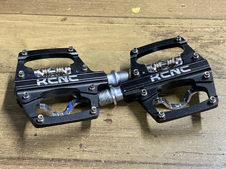 JY742 KCNC クリップレスプラットフォームペダル ビンディングペダル 片面フラット