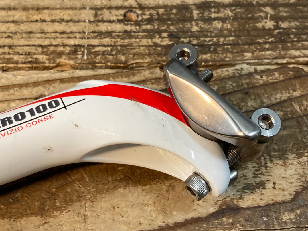JQ258 デダ Deda ZERO 100 SERVIZIO CORSE アルミ シートポスト 280mm Φ27.2 黒白