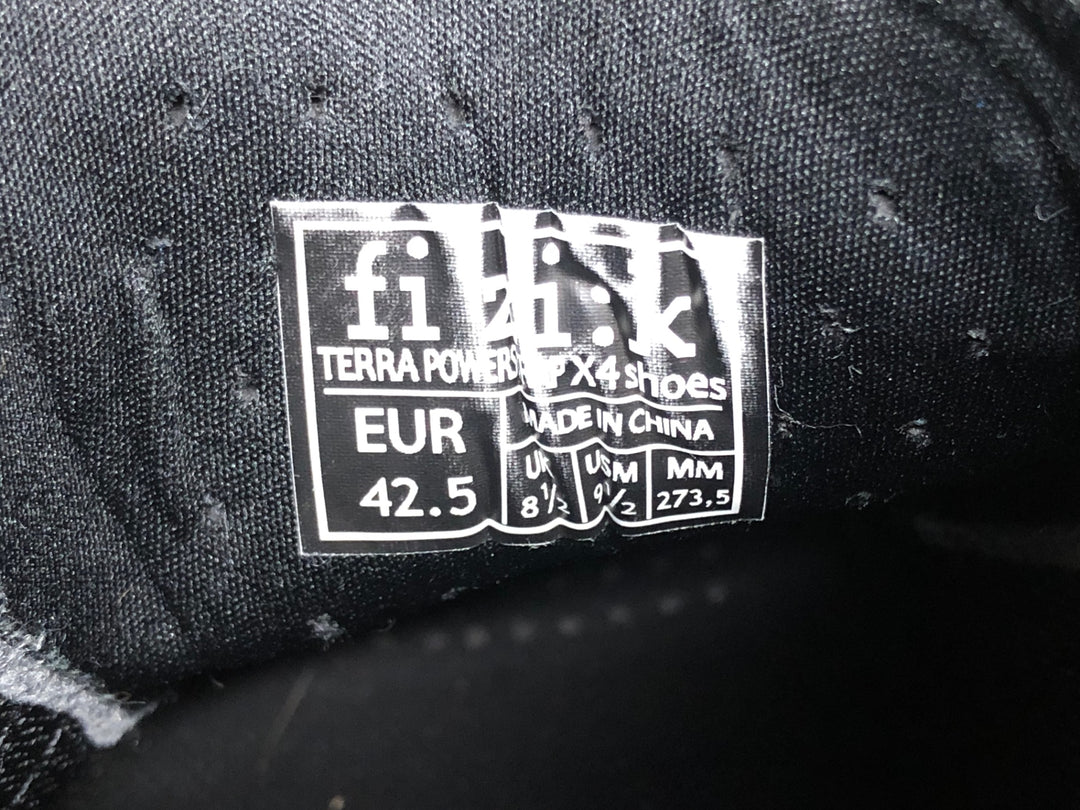 JI819 フィジーク fizik テラ TERRA POWERSTRAP X4 shors ヴィンディングシューズ 2穴 グレー EU42.5