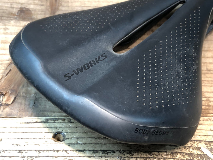 JA465 スペシャライズド SPECIALIZED S-WORKS PHENOM CARBON サドル 黒 カーボンレール 143mm