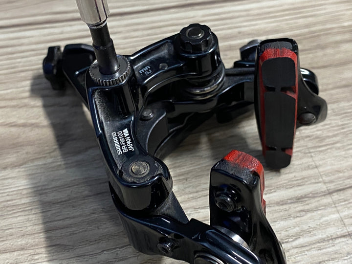 JY596 シマノ SHIMANO デュラエース DURA-ACE BR-R9100 キャリパーブレーキ 前後セット ※ブレーキシュー非純正