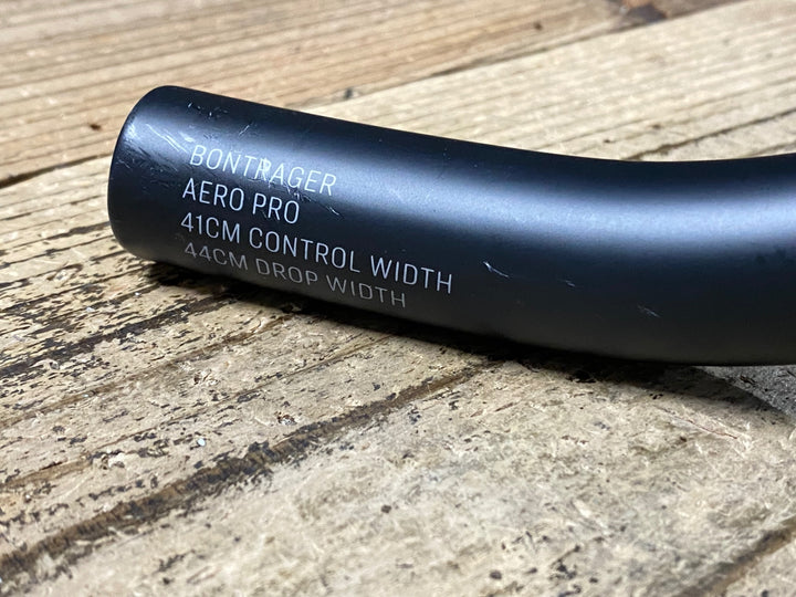 KG627 ボントレガー BONTRAGER AERO PRO カーボンドロップハンドル Φ31.8 ブラケットC-C410mm