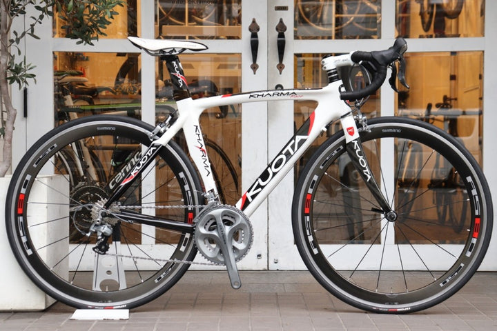 クオータ KUOTA カルマ レース KHARMA RACE 2011モデル Sサイズ シマノ アルテグラ 6700 10S カーボン ロードバイク WH-RS80-C50 【横浜店】