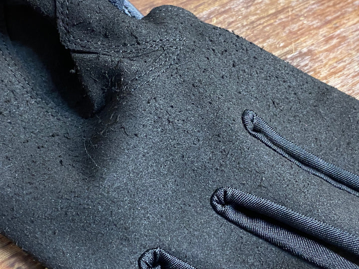 JK527 ルコックスポルティフ le coq sportif 長指 グローブ 黒 グレー S