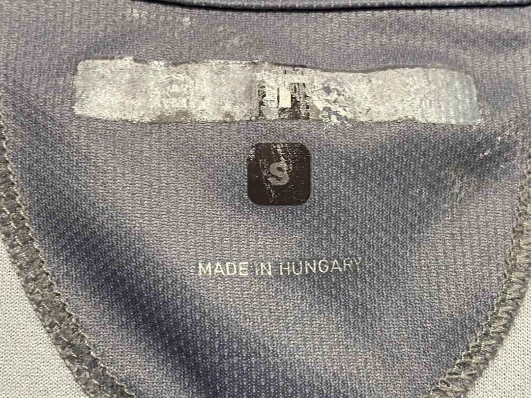 KD409 カステリ CASTELLI 半袖 サイクルジャージ 黒グレー S ※ロゴべたつき