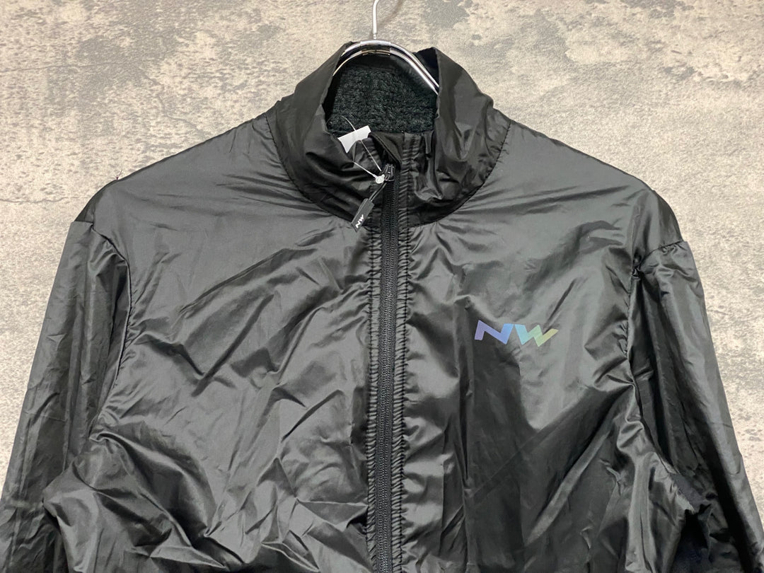 JU115 ノースウェーブ NORTHWAVE 長袖 サイクルジャケット 黒 L POLARTEC Alpha