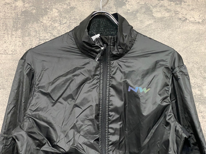 JU115 ノースウェーブ NORTHWAVE 長袖 サイクルジャケット 黒 L POLARTEC Alpha