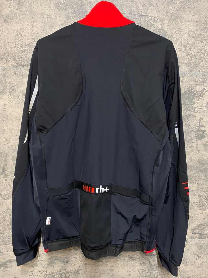 JP991 rh+ 長袖 サイクルジャケット 黒 XL 裏起毛